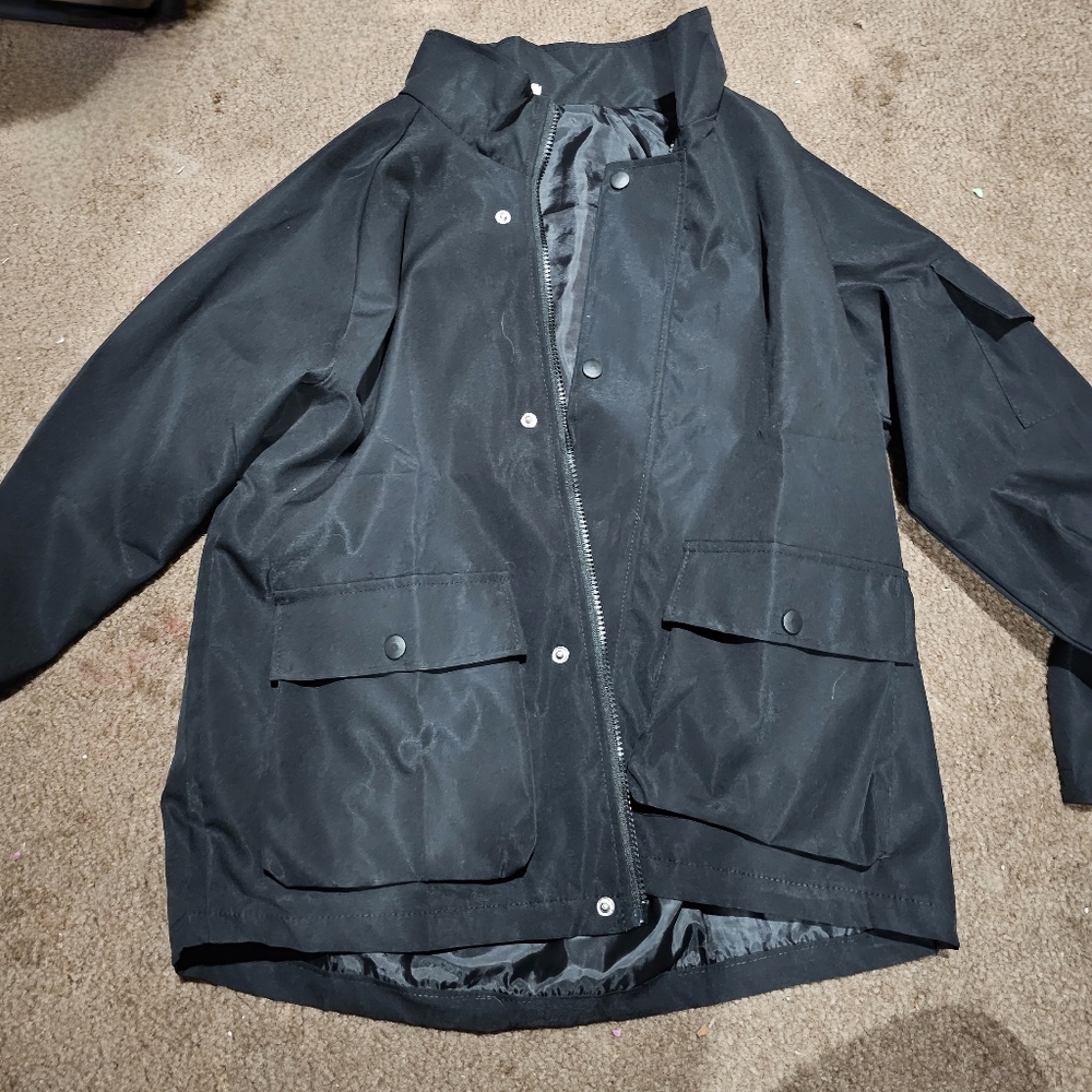 Black thin jacket